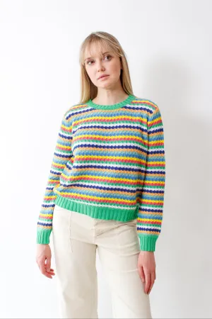 Jumper 1234 Cotton Shell Stripe Crew