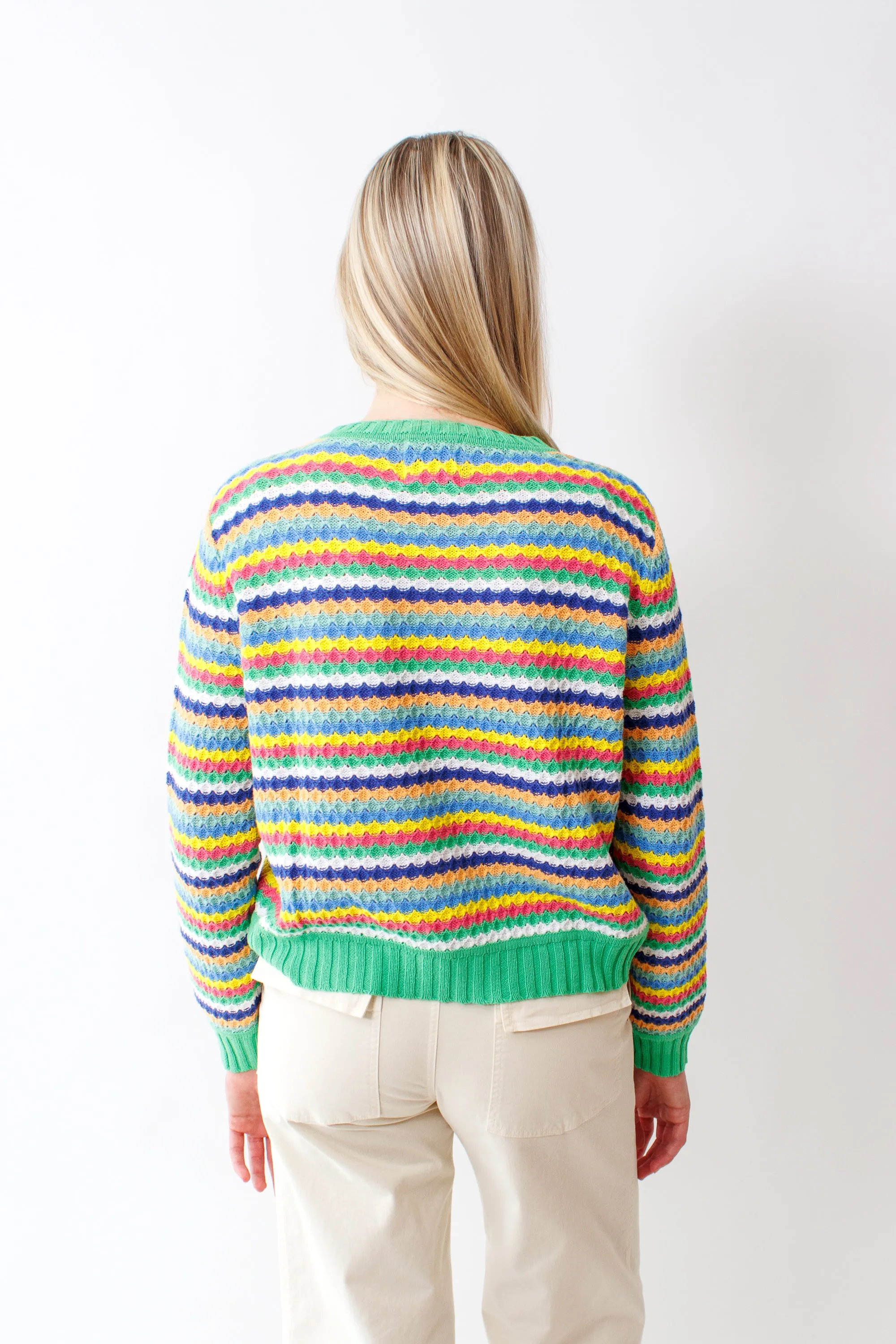Jumper 1234 Cotton Shell Stripe Crew