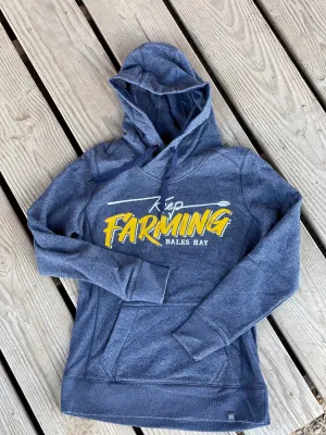 Keep Farming Hoodie - Denim Blue