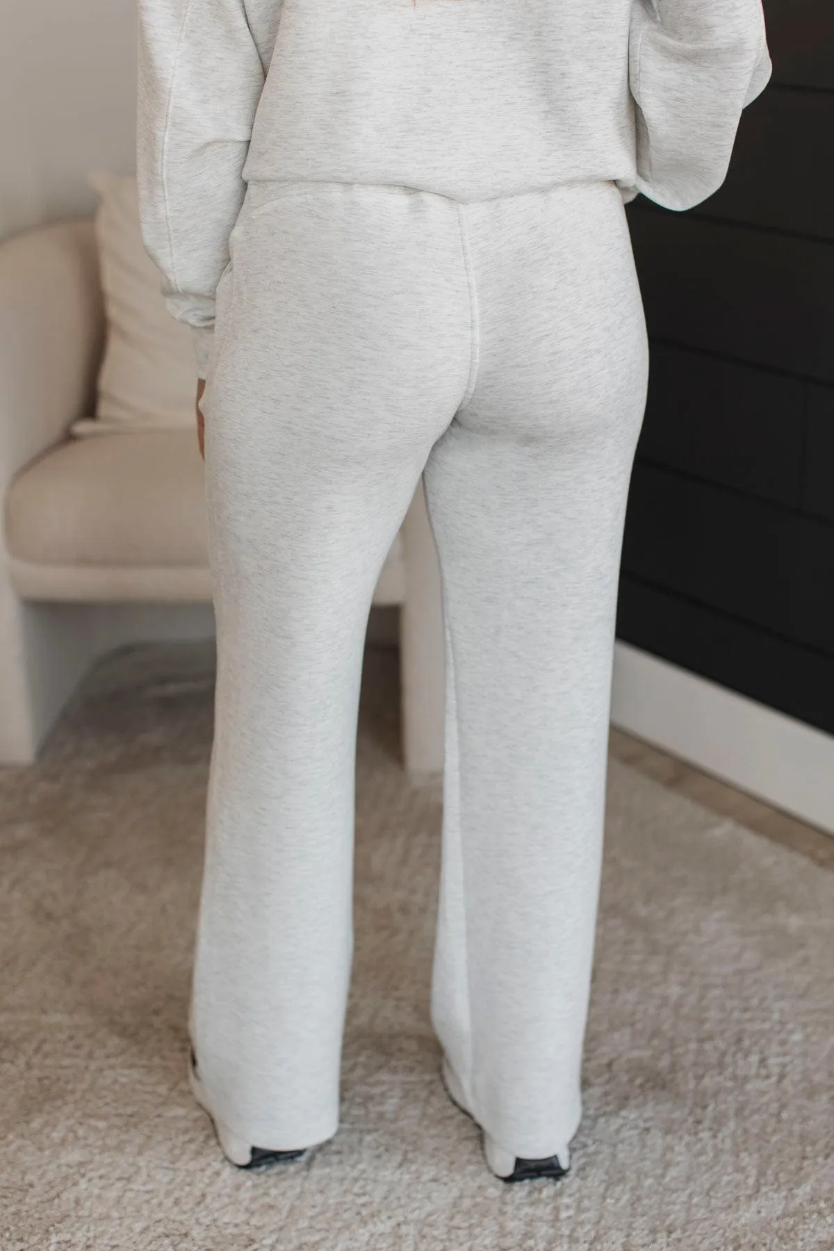 Kick Back & Relax Lounge Pants- Light Heather Grey