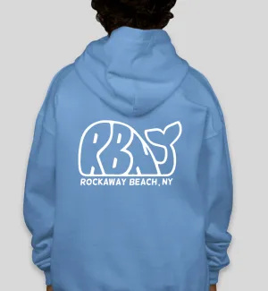 Kids RBNY Whale Logo Pullover Hoodie Carolina Blue