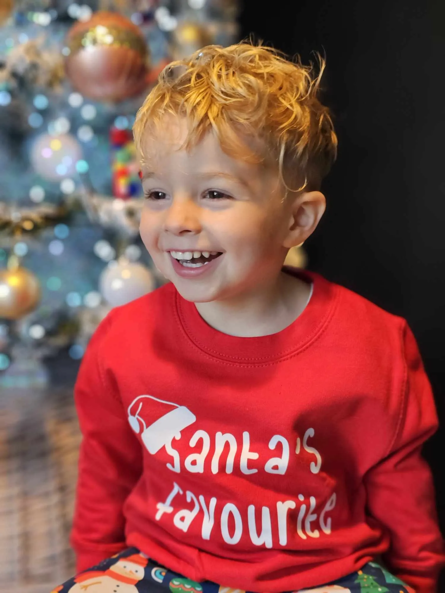 Kids 'Santa's Favourite' Christmas Sweatshirt