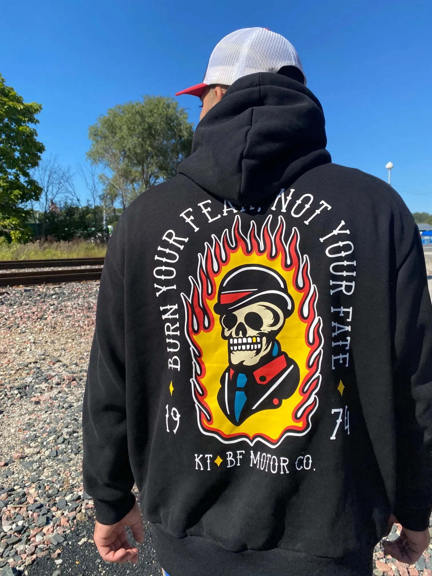 KTBF "Burn Your Fear" Pullover Hooded Sweatshirt