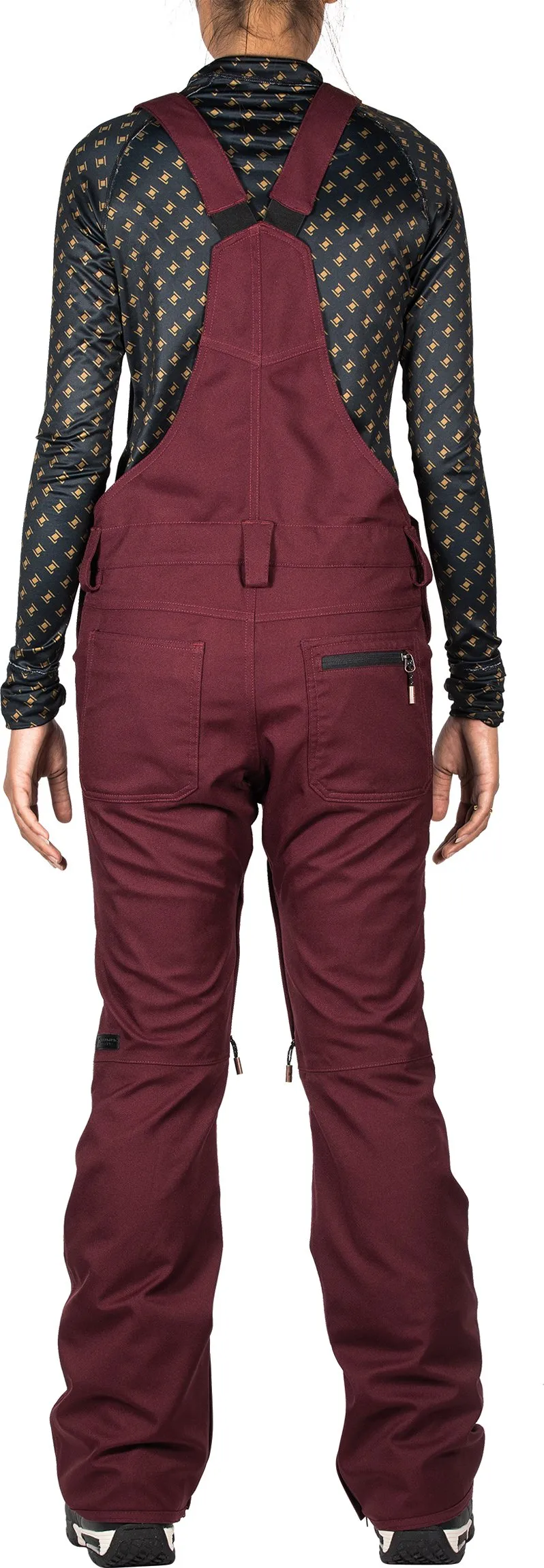 L1 Loretta Overall Bib Pants Womens Wine
