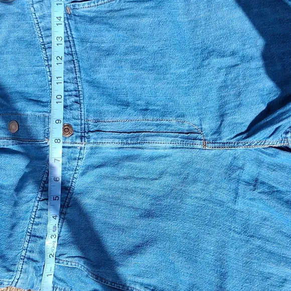 Levi's Blue Denim Overalls Classic Style Standar Fit Size Xs