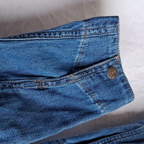 Levi's Blue Denim Overalls Classic Style Standar Fit Size Xs