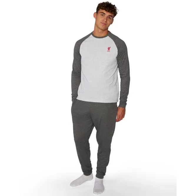 LFC Mens Lounge Set Grey Marl