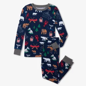 Little Blue House Pajamas - True North