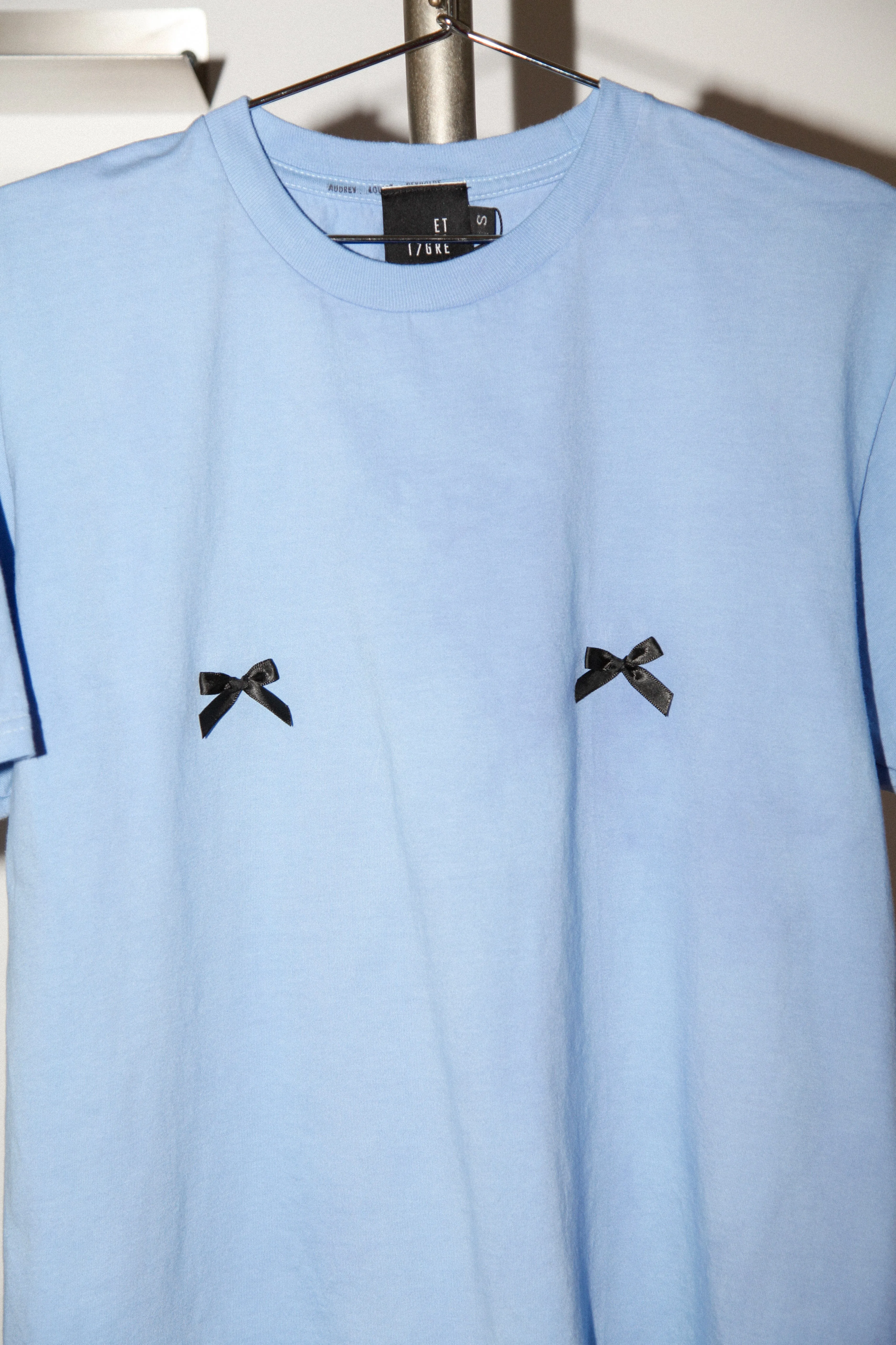 Liv Top with Nipple Bows in Indigo