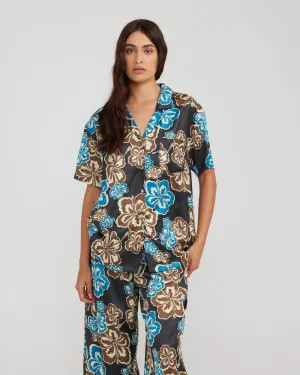 LOLA SHIRT - WINTER HIBISCUS