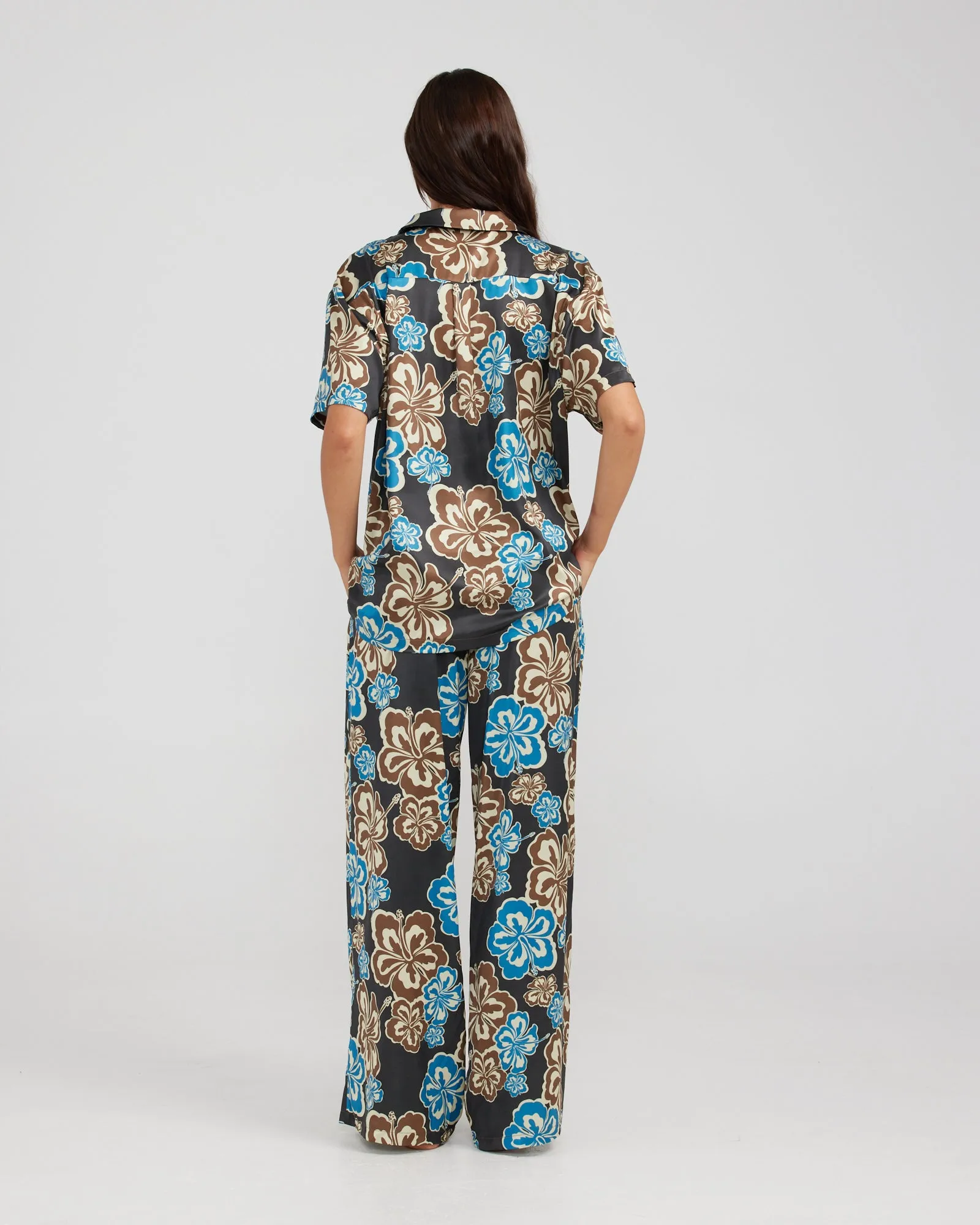 LOLA SHIRT - WINTER HIBISCUS