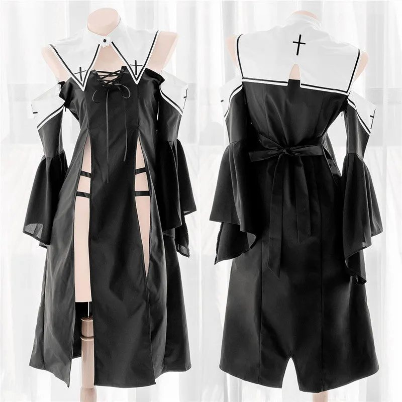 LONG DRESS BLACK UNIFORM UB3405