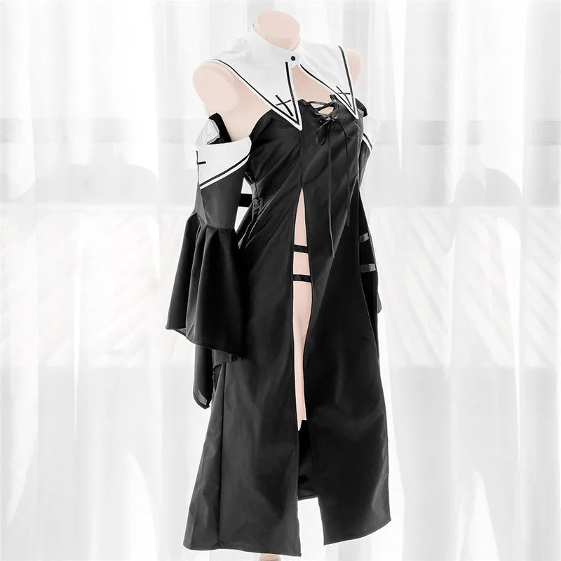 LONG DRESS BLACK UNIFORM UB3405