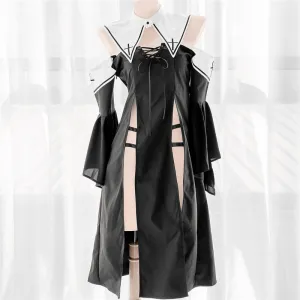 LONG DRESS BLACK UNIFORM UB3405