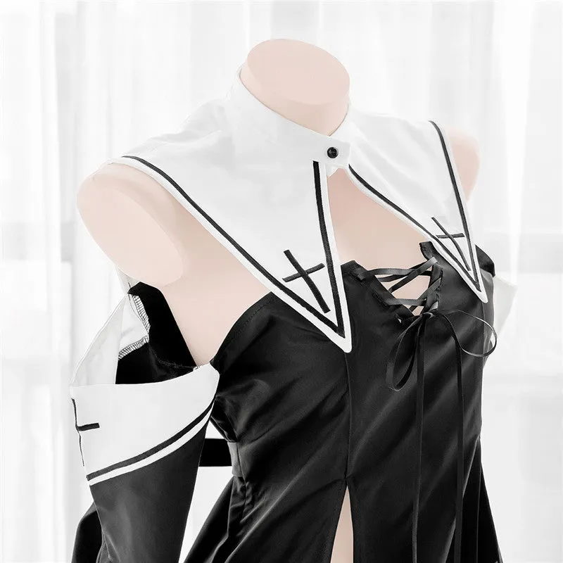 LONG DRESS BLACK UNIFORM UB3405