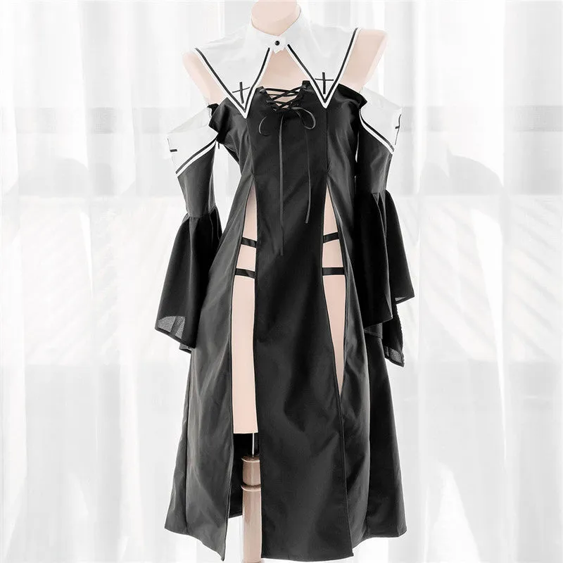 LONG DRESS BLACK UNIFORM UB3405