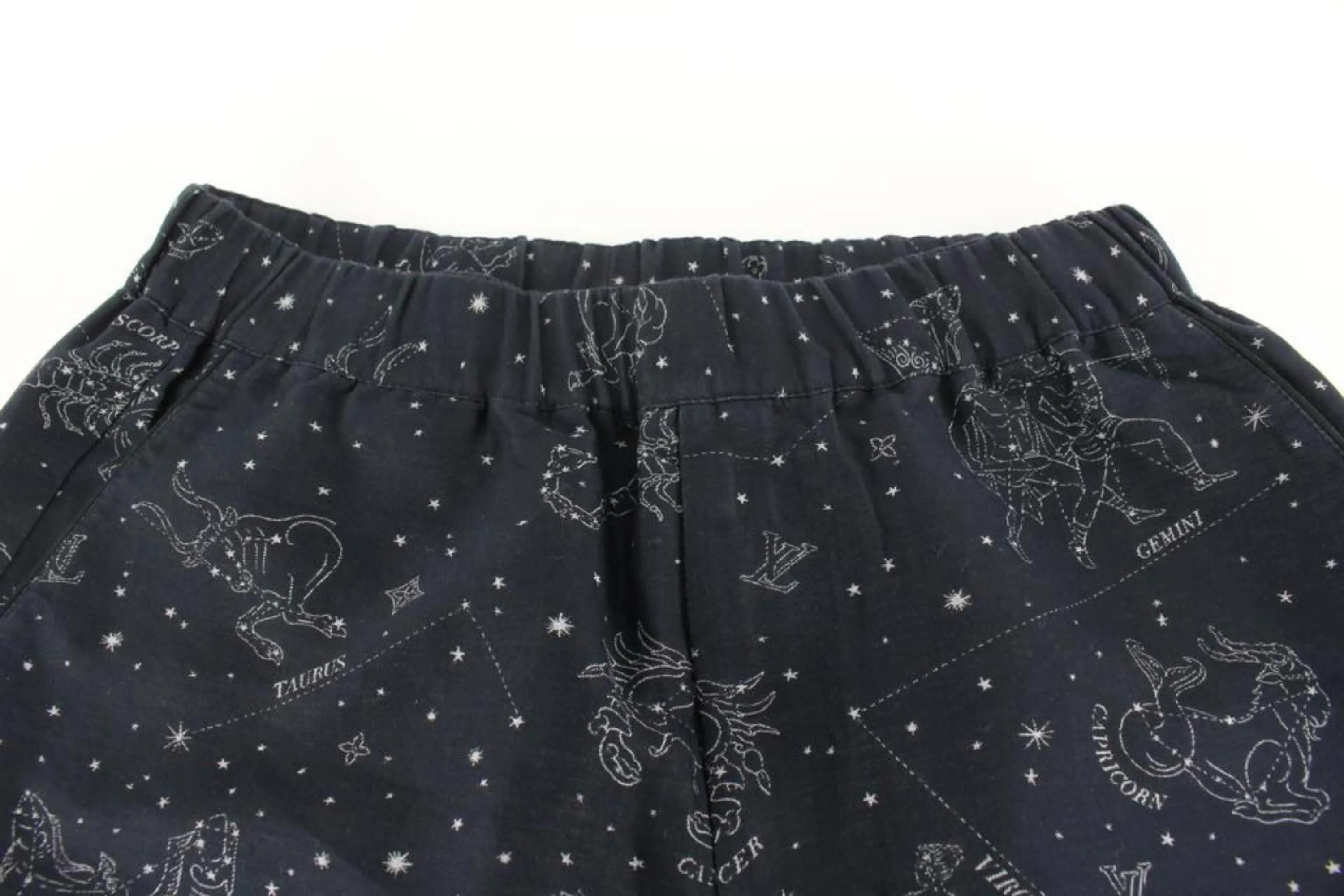 Louis Vuitton Women's 38 Constellation LV Logo Lounge Pants 96lk719s