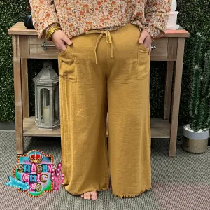 Lounge About Pants - Mustard