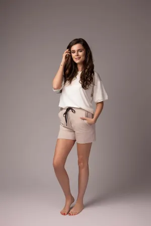 Loungewear: Summer Shortpants SAND CLEARANCE SALE
