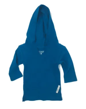 L'ovedbaby "La-di-Dots" Long Sleeve Lake Hooded Shirt - Organic