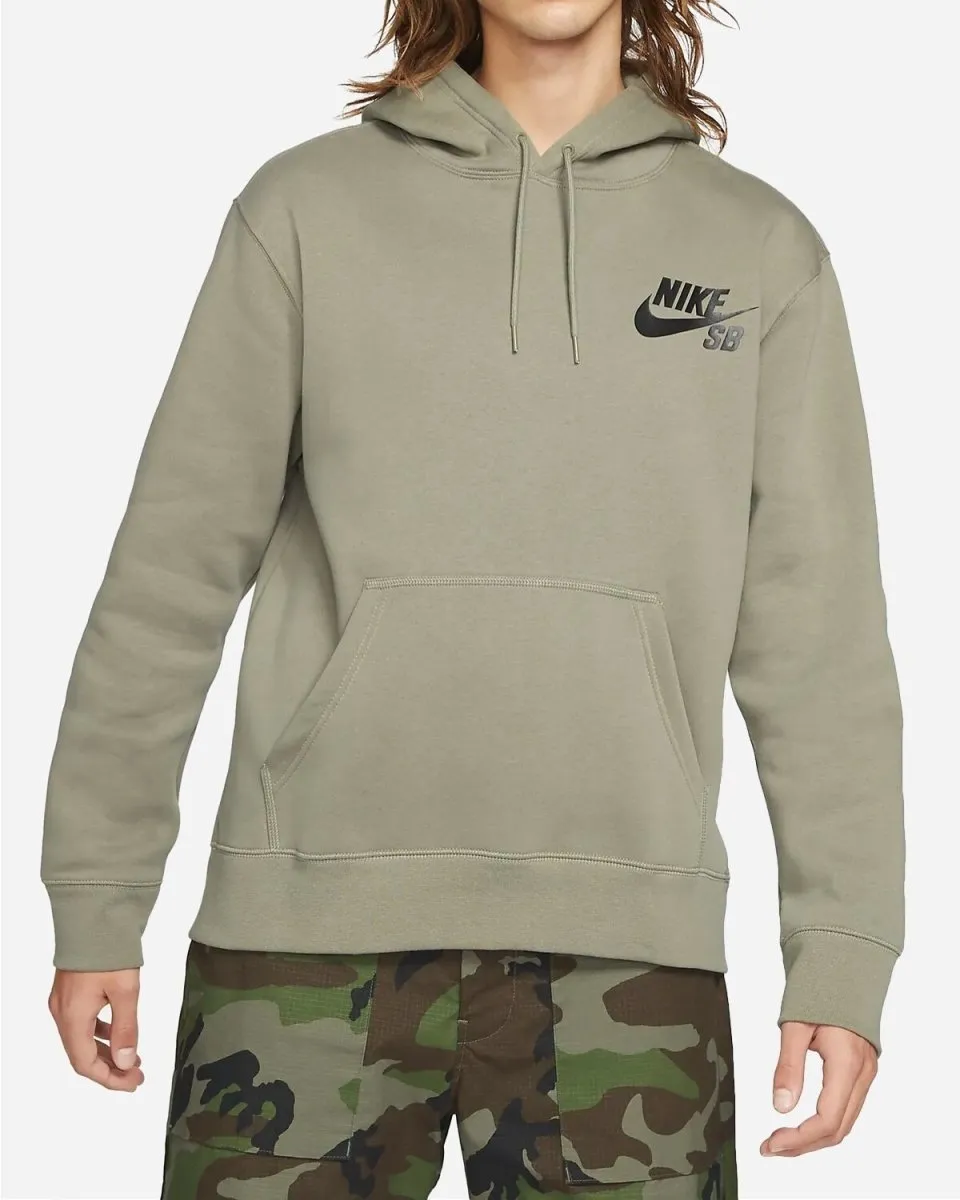 M Nike Sb Icon Hoodie - Army/Black