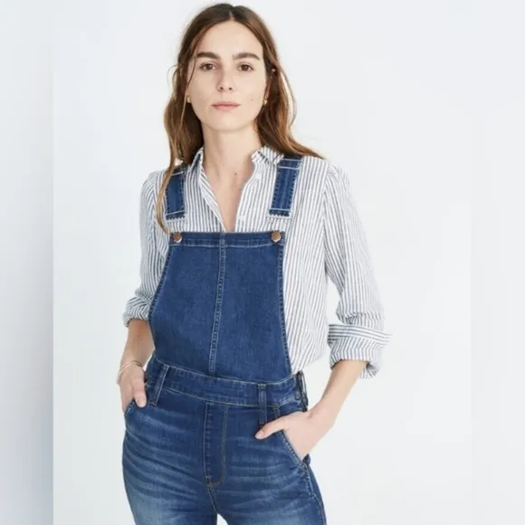 Madewell Roadster Blue Jean Overalls Size M