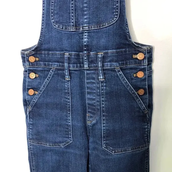 Madewell Skinny Denim Overalls in Judd Wash Size S