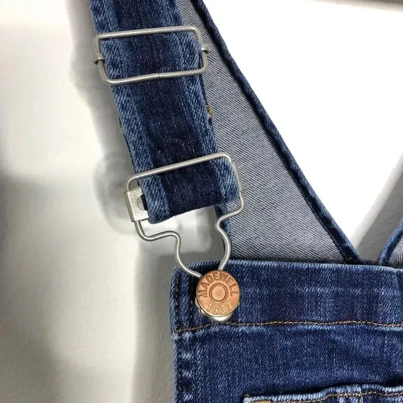 Madewell Skinny Denim Overalls in Judd Wash Size S