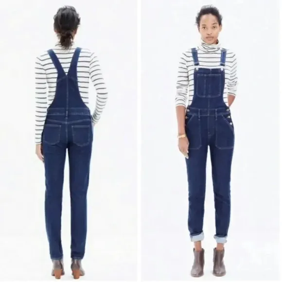 Madewell Skinny Denim Overalls in Judd Wash Size S