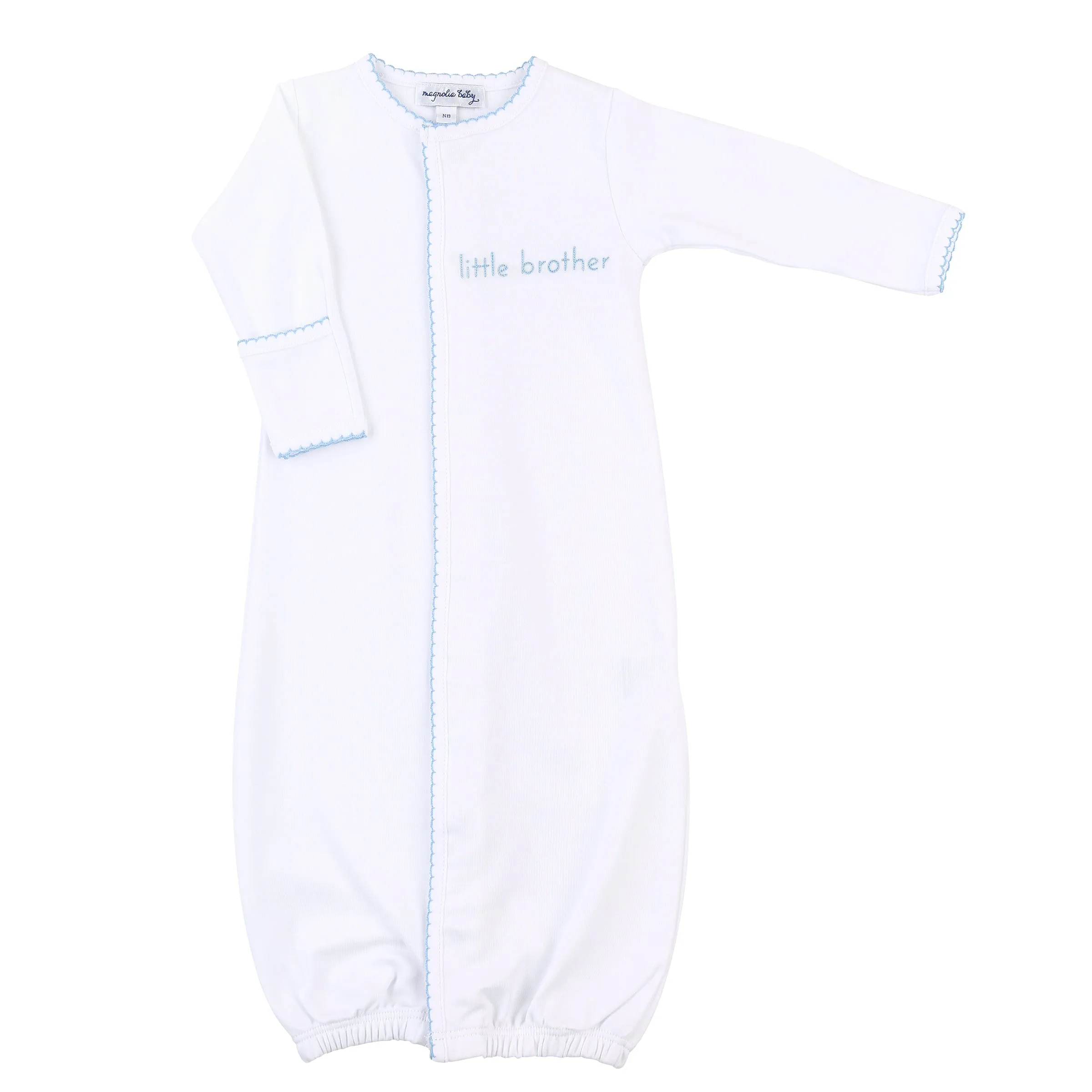 Magnolia Baby Big and Little Embroidered Converter - Blue