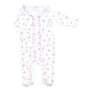 Magnolia Baby Hope’s Rose Printed Ruffle Footie