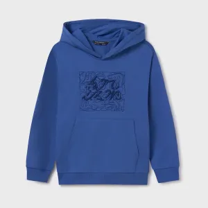 Mayoral Older Boys Hoodie 6481 Blue