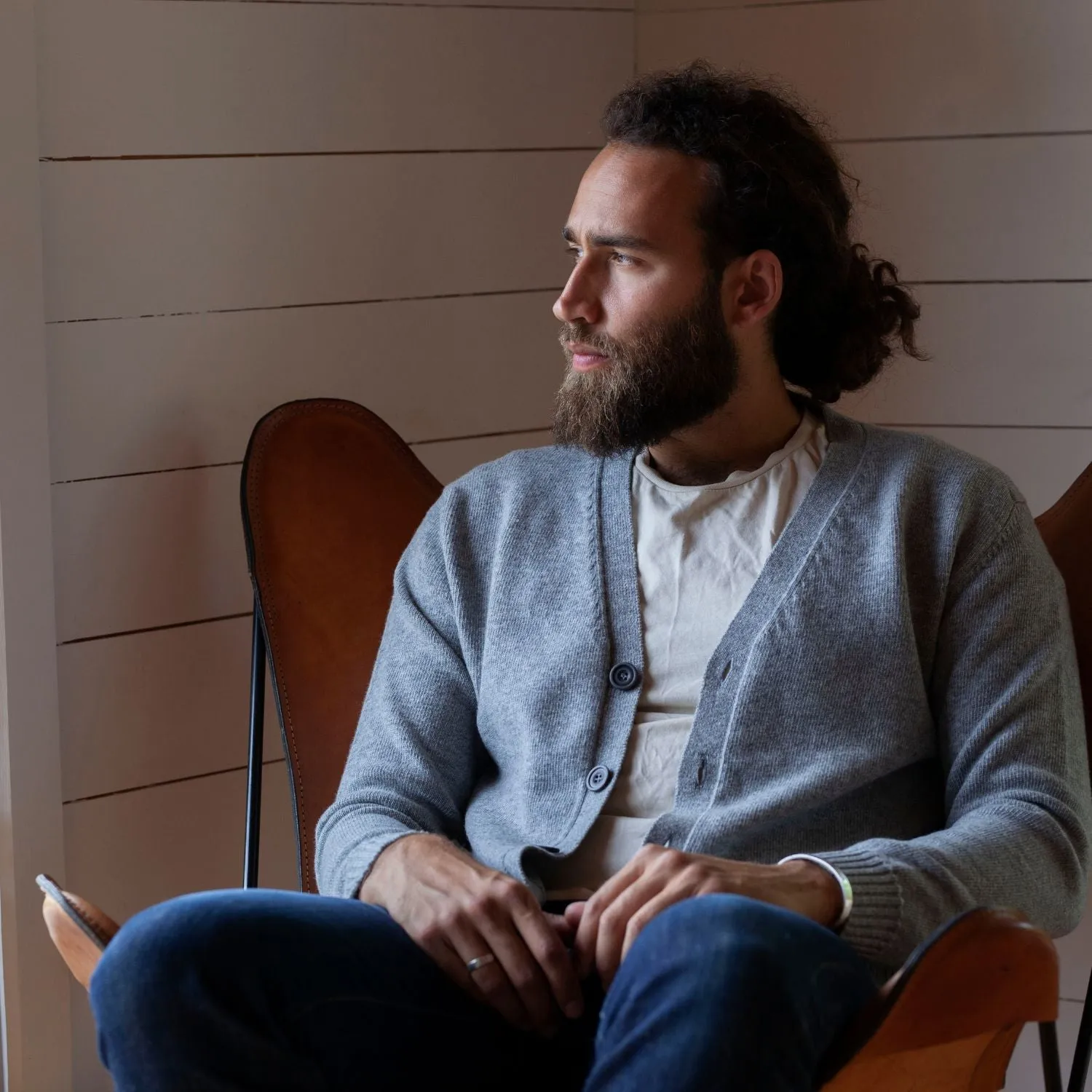 Men's Classic Wool Cardigan