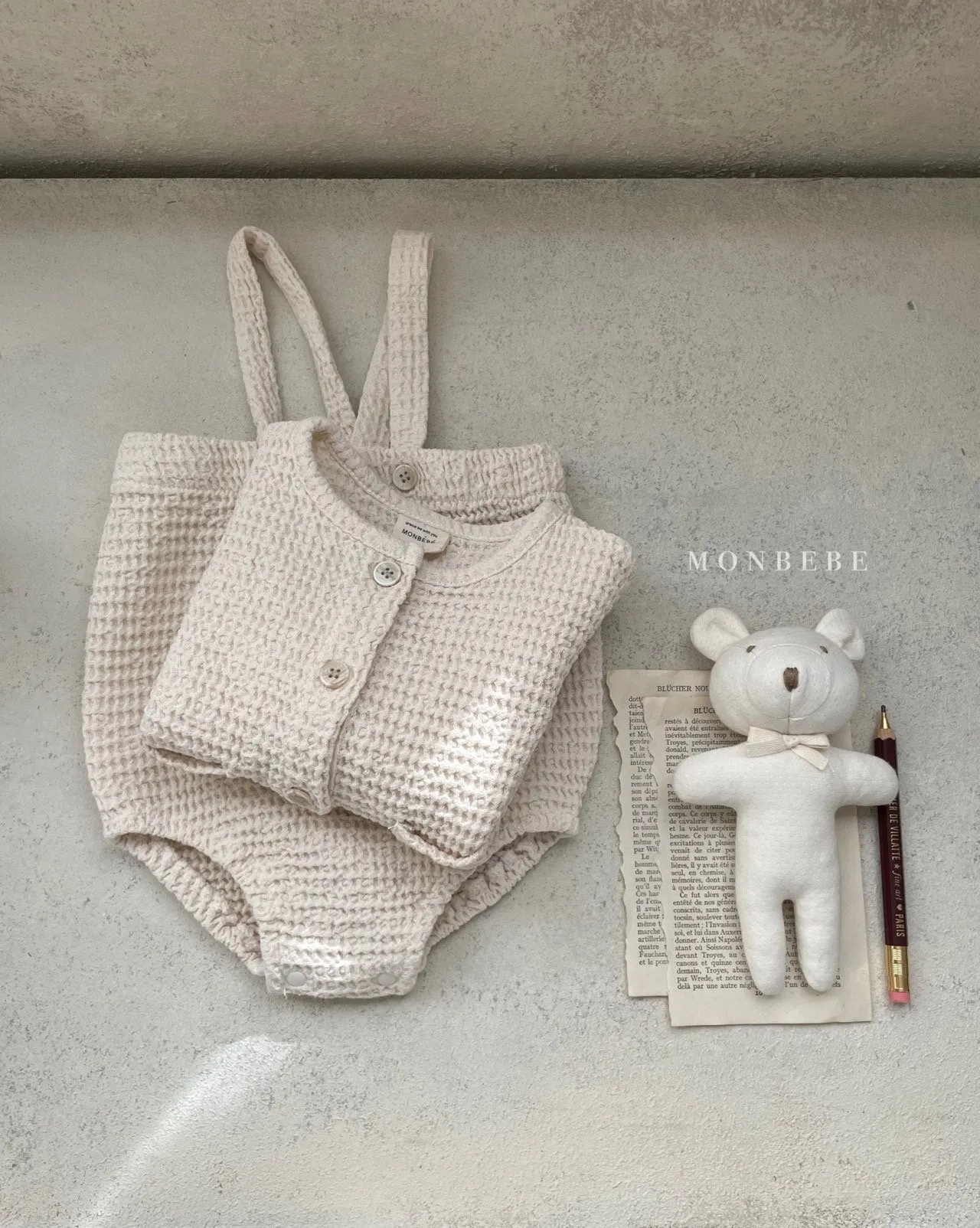 Meo Overalls, Cream