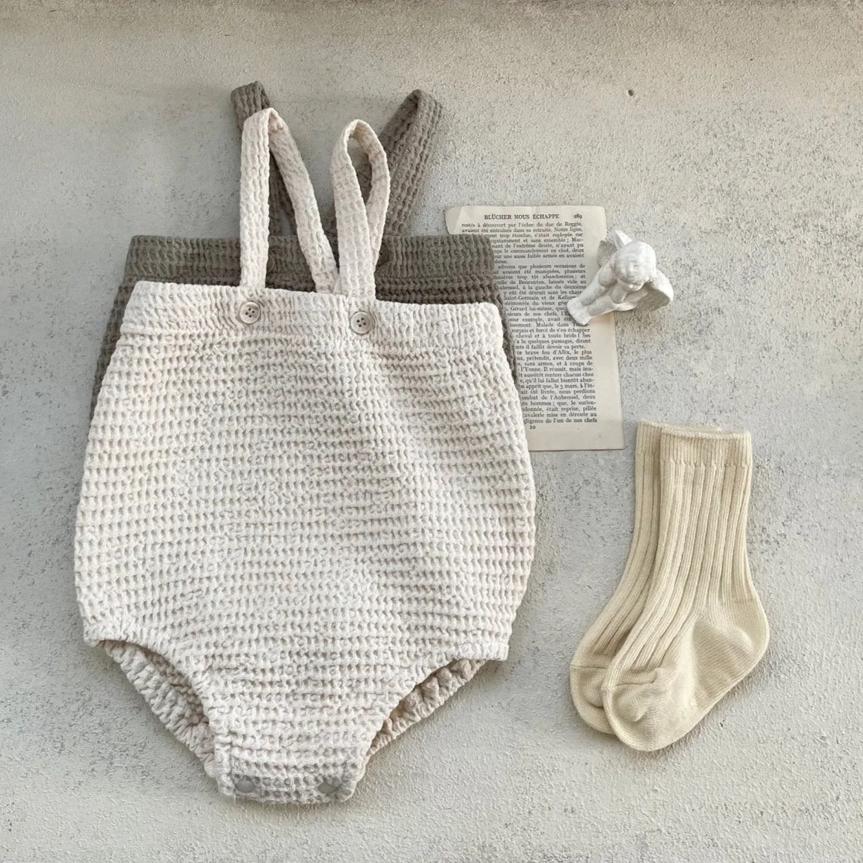 Meo Overalls, Cream
