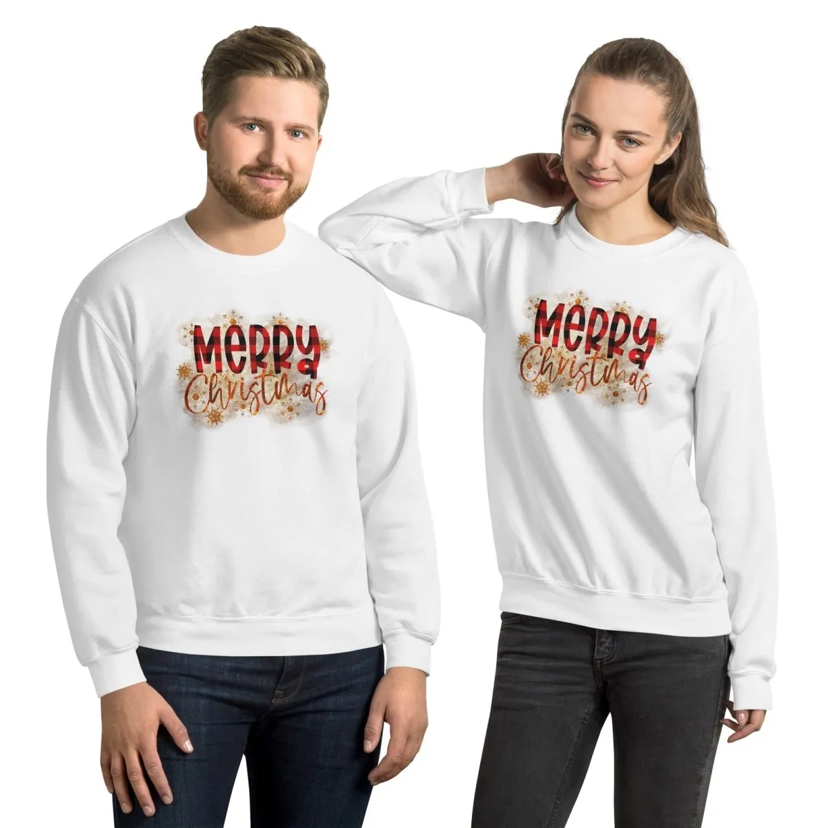 Merry Christmas Buffalo Plaid Sweatshirt