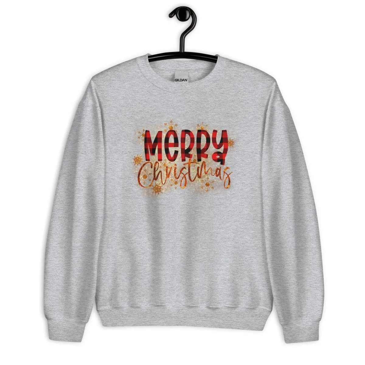 Merry Christmas Buffalo Plaid Sweatshirt