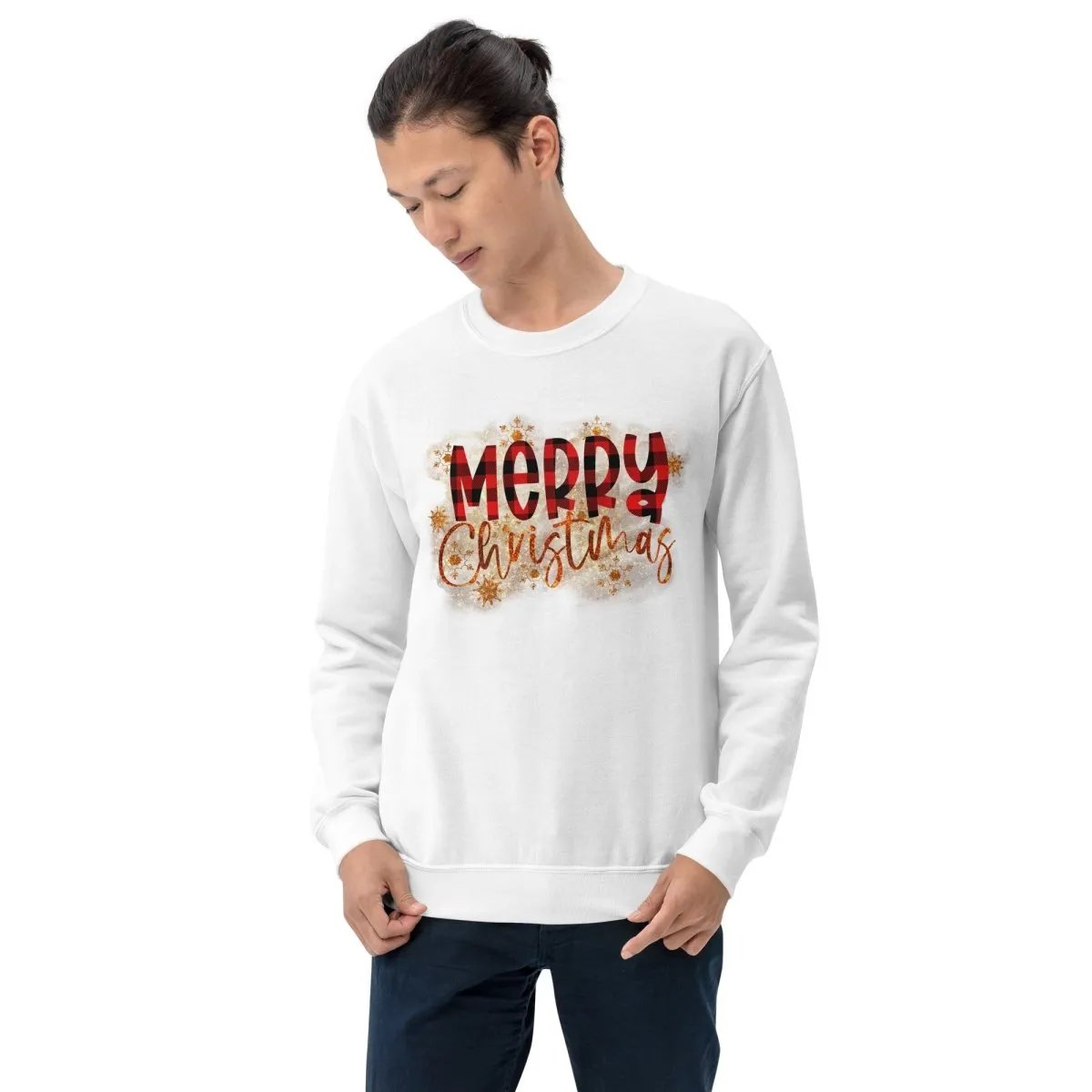 Merry Christmas Buffalo Plaid Sweatshirt