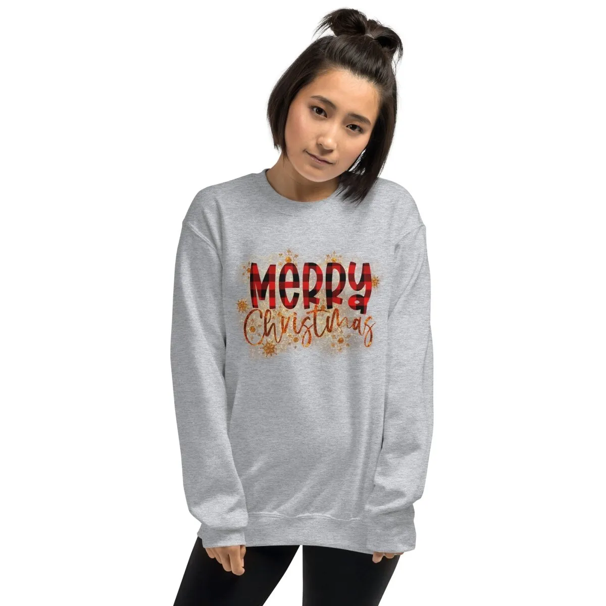 Merry Christmas Buffalo Plaid Sweatshirt