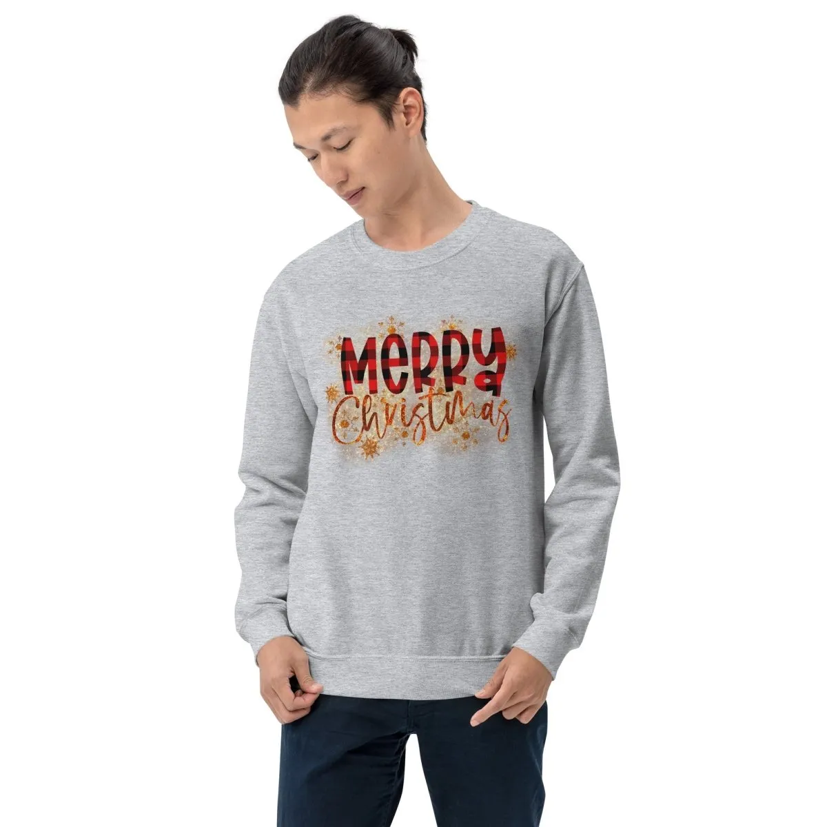 Merry Christmas Buffalo Plaid Sweatshirt