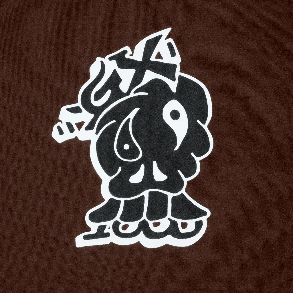 Mind over matter hoodie - Brown