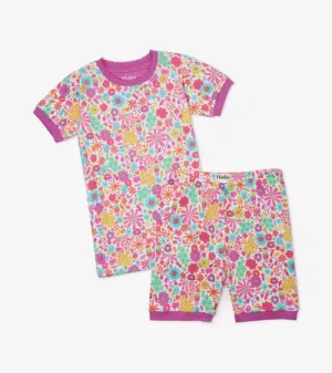 Mini Flowers Short Pajama Set