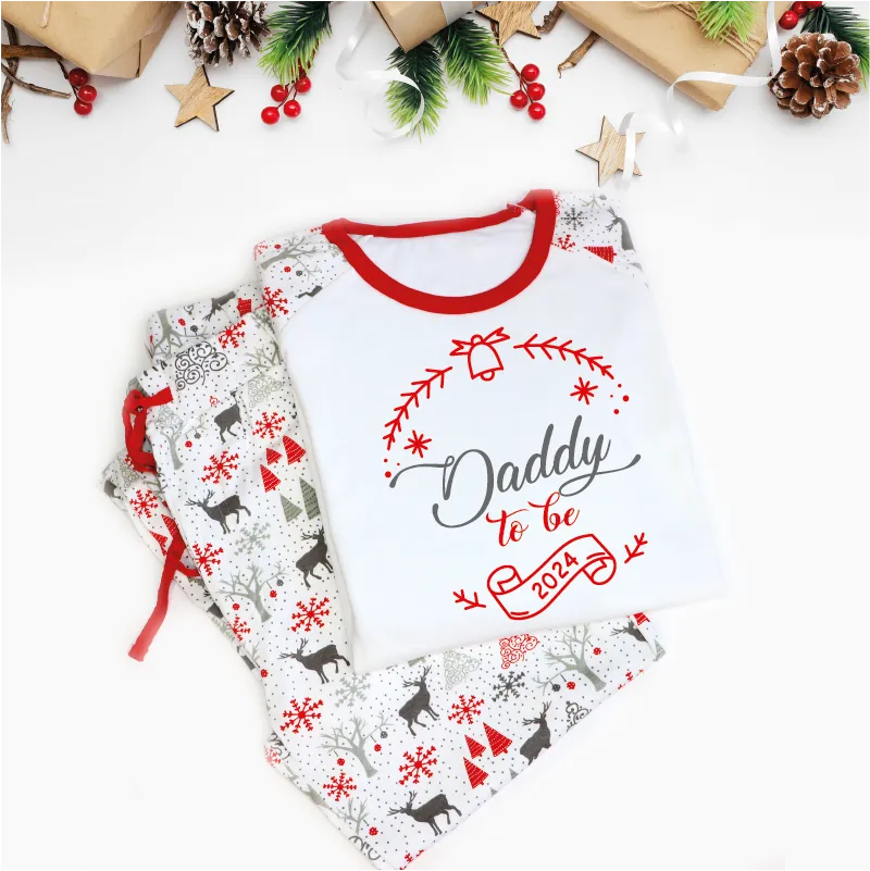 Mummy and Daddy to be Matching Christmas Pyjamas