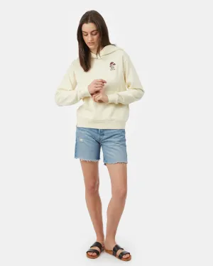Mushroom Embroidery Hoodie