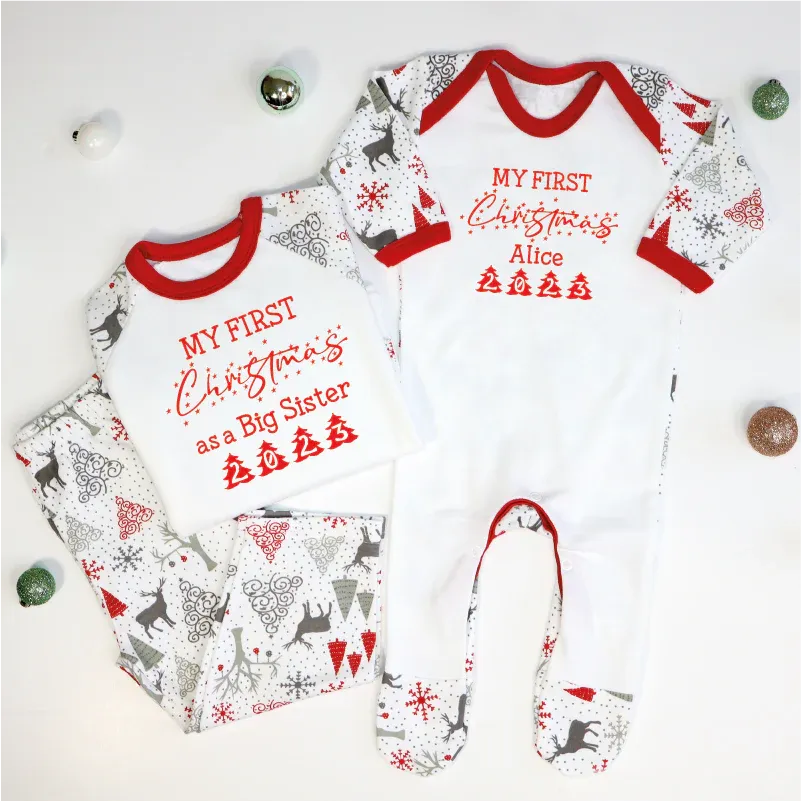 My First Christmas as a Big Brother Pyjamas