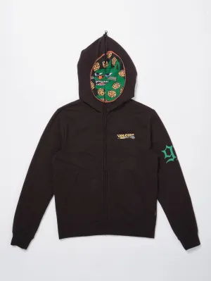 Nando Von Arb Full Zip Sweatshirt - BLACK - (KINDER)