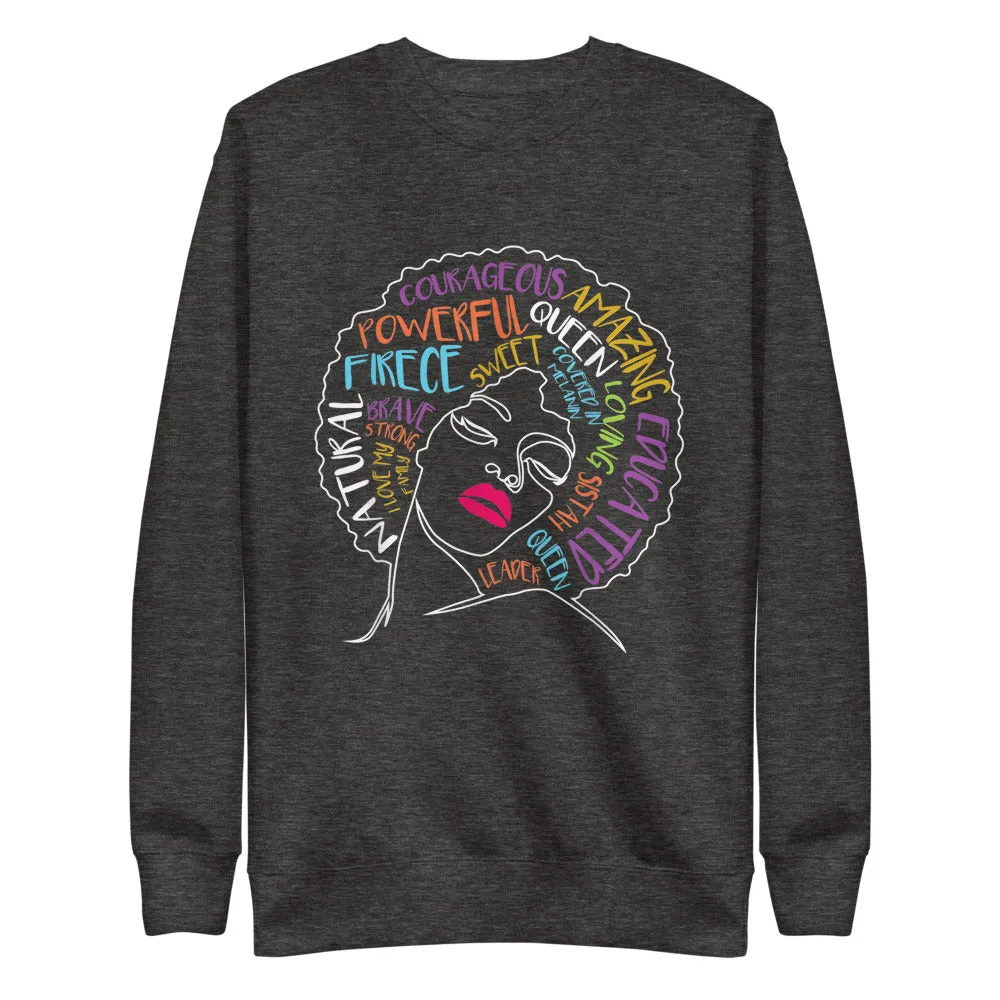 NATURAL QUEEN Afro Fleece Pullover