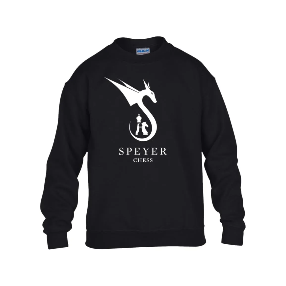 *NEW*Speyer Chess Kids Heavy Blend Fleece Crew, Youth Sizes WITH NOVELTY BACK