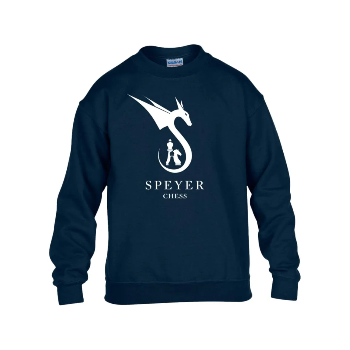 *NEW*Speyer Chess Kids Heavy Blend Fleece Crew, Youth Sizes WITH NOVELTY BACK