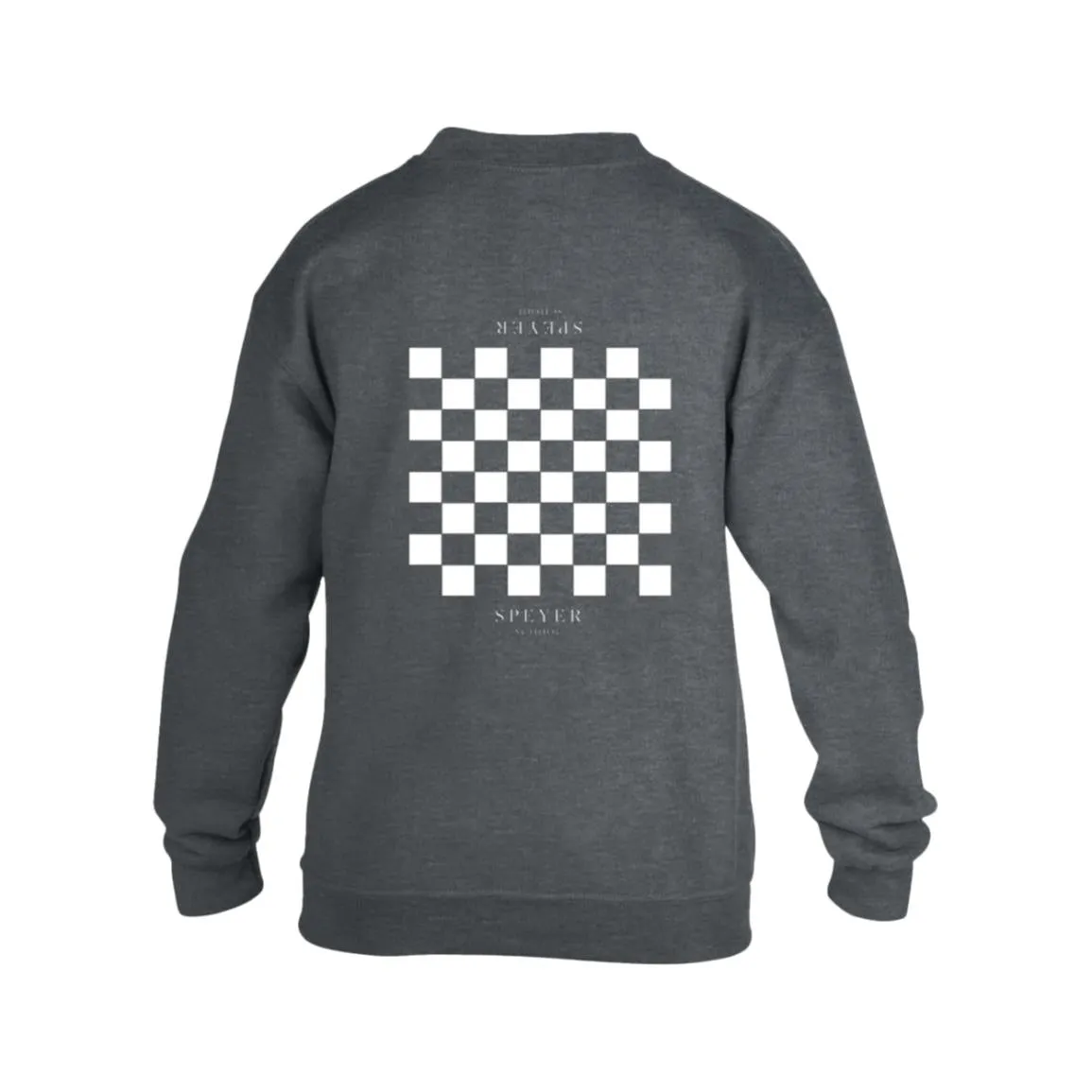 *NEW*Speyer Chess Kids Heavy Blend Fleece Crew, Youth Sizes WITH NOVELTY BACK